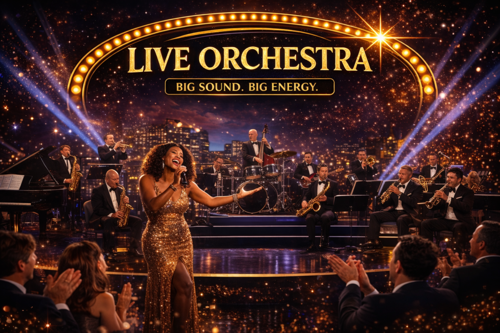 Live Orchestra with Big Energy!