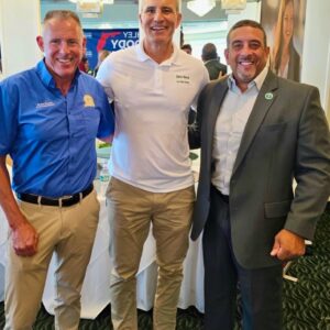 Commissioner Brian Scott, Sheriff Chris Nocco, David Vargas
