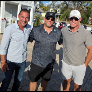 Tampa Bay Buccaneers Super Bowl Legends Martin Grammatica (David) and Mike Alstott